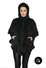 Load image into Gallery viewer, Knitted Mink| Cape
