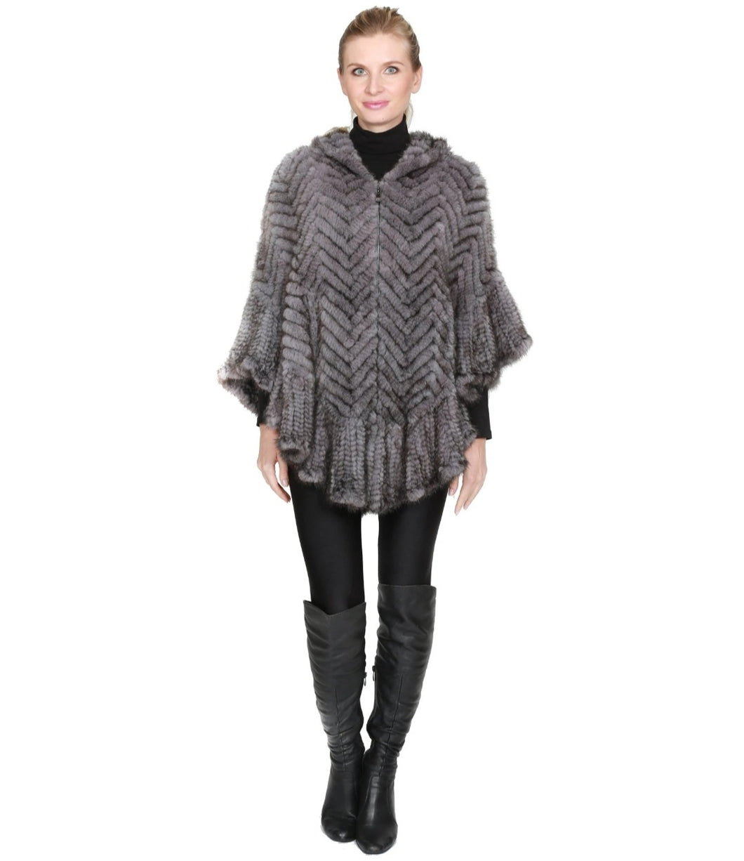 Knitted Mink| Cape